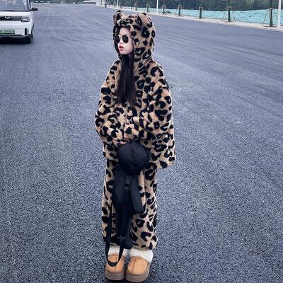 两件套2025新款豹纹秋冬装洋气