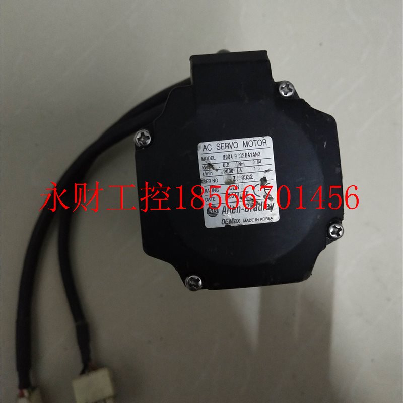 议价2004-RZ02BA1AN3罗克韦尔200W伺服电机8成新质保半年￥