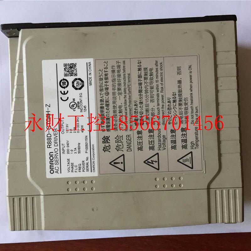 议价R8D-GT0H-Z 实4R88D-GT0物 400W 欧姆已龙伺服驱动器 测8试￥