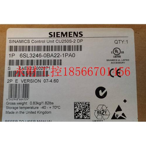 议价6SL3246-0BA22-1PA0西门子G120 控制单元6SL3246-OBA22-1PA￥
