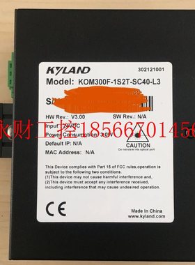 议价全新东土KOM300F-1S2T-SC40-L3工控光纤收发器￥