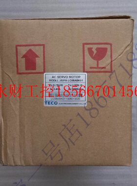 议价全新原装台湾东元伺JSMA-LC0服电机750WJSMA -LC08ABK0/0￥