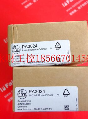 议价IFM PA3024 易福门压力传感器 PA-010-RBR14-A-ZVG/US/ /V￥