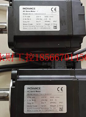 议价MS1H1-75B30CB-A331Z汇川新款750W伺服电机9成新质保半年￥