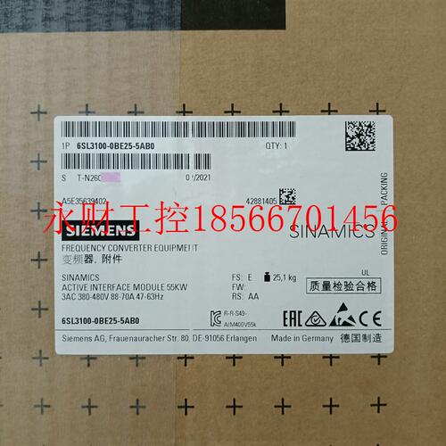 议价6SL3100-0BE21/23/25/28/31/1BE31-6AB0-5AB0-0AB0-2AB0-0A￥