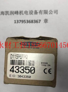 议价现货 原装BANNER邦纳光纤传感器D11SP6FPQ实物拍摄￥