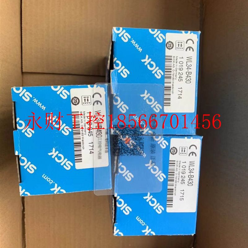 议价1019245 WL34-B430德国施克传感器全新原装正品现货实物￥