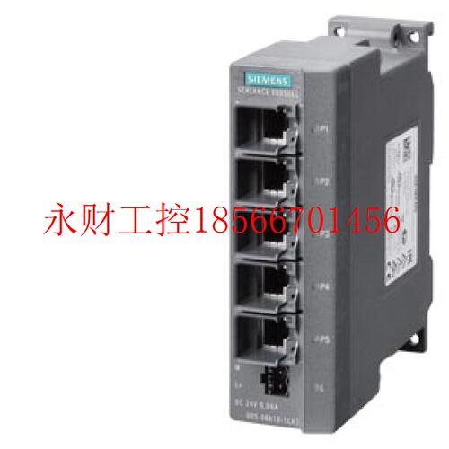 议价西门子6GK系列备件6GK5005-0BA10-1CA3入门级交换机24VDC电￥