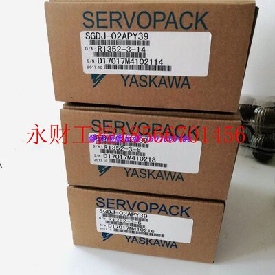 议价顺丰包邮 SGDJ-02APY39 原装安川200W伺服驱动器 ￥