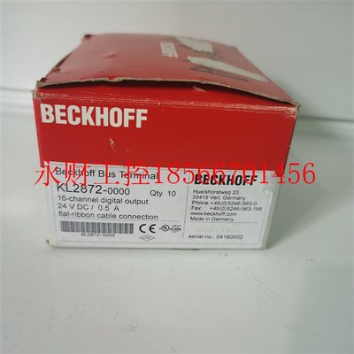 议价现货促销 全新原装 BECKHOFF 倍福 KL2872 成色非常漂亮 实￥