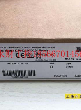 议价1756-IB32 罗克韦尔 AB ControlLogix 1756IB32 模块 全新￥