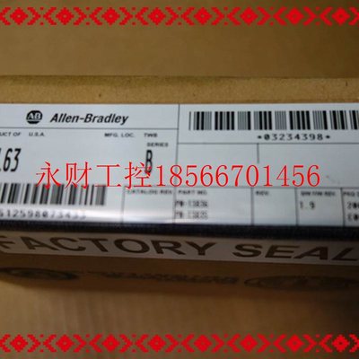 议价1756-L63 AB 控制器8MB内存1756-L63 CPU模块,全新库存￥