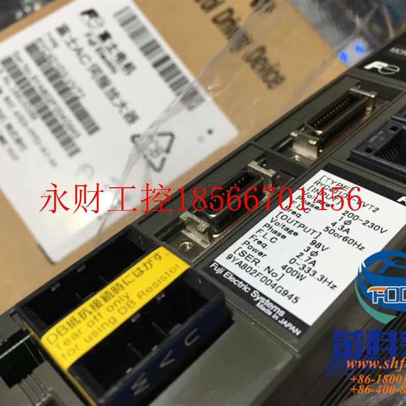 议价全新安川伺服电机SGMJV-01ADD6S驱动器SGDV-R90A01A002000￥