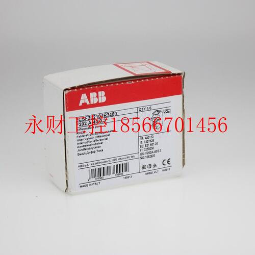 议价ABB 电磁式剩余电流保护器 F202A-40/0.￥