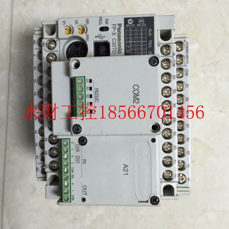 议价*AFPX-C30TD/C40T-F/L30R-F/C60R/COM2 下PLC模块 现货￥