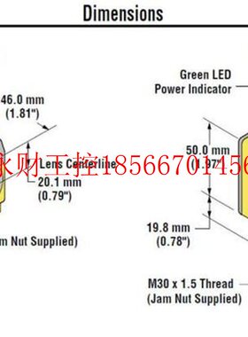 议价光电传感器 Q40SN6LPQ2  BANNER 邦纳￥