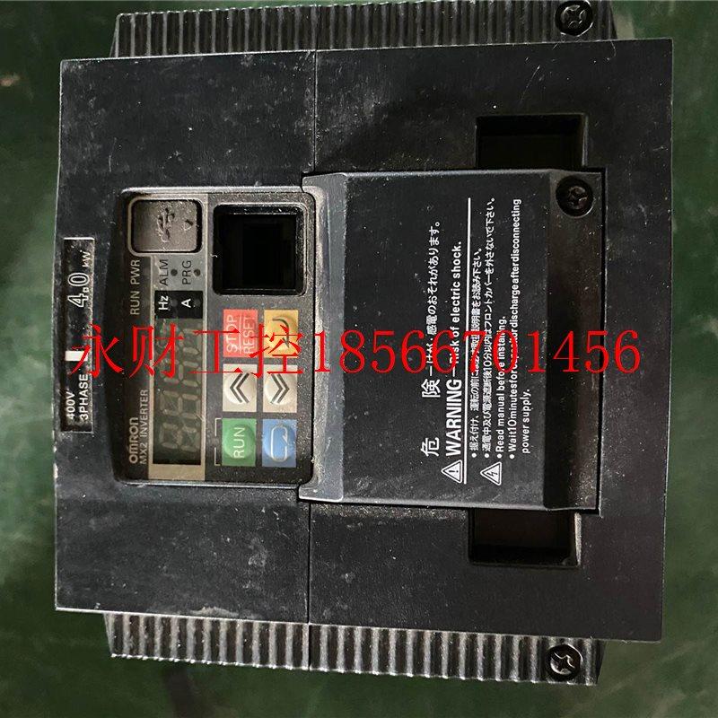 议价原装 欧姆龙变频器 3G3MX2-A4040-ZV1 380V-4.0KW 9成新￥