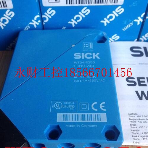 议价德国西克SICK光电开关WT34-R250  WT34-R220 WT34-R240￥