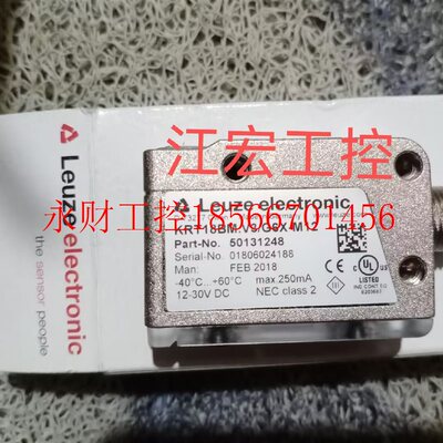议价全新原装德国劳易测LEUZE色标传感器KRT18BM.V3/G6X-M12￥