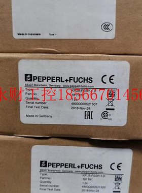 议价倍加福PEPPERL+FUCHS KFU8-FSSP-1.D 接近开关控制器 信号￥