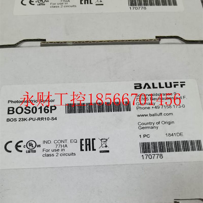 议价BOS 23K-PU-RR10-S4巴鲁夫BOS016P 漫反射光电传感器距离￥
