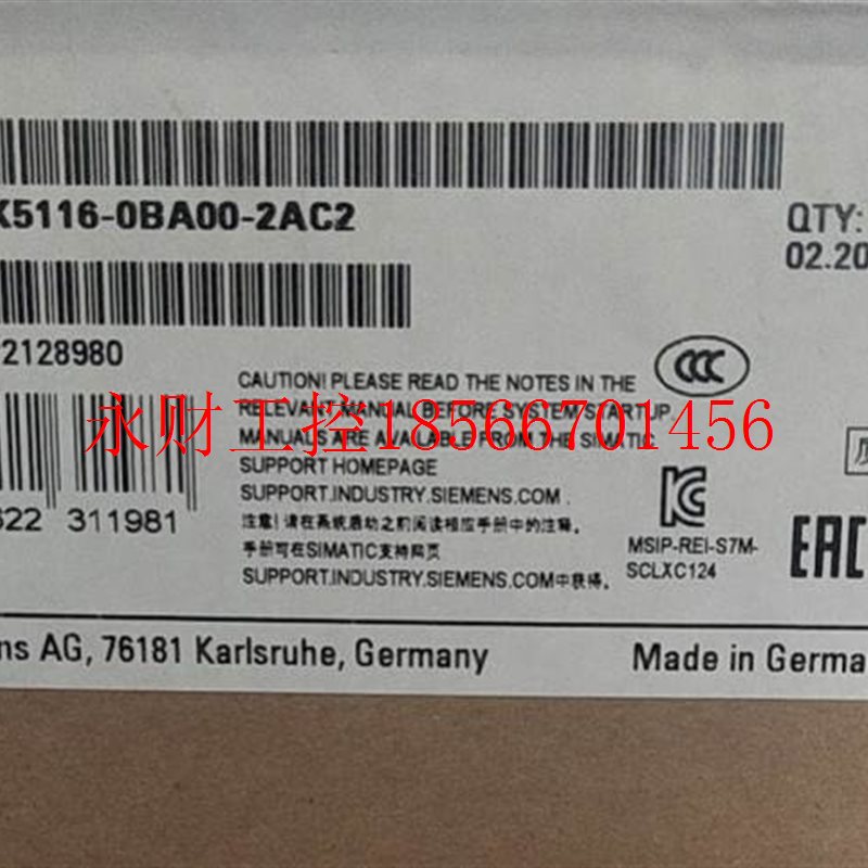 议价6ES7516-3FN02-0AB0 西门子CPU 1516F-3模块 6GK5116-0BA00￥