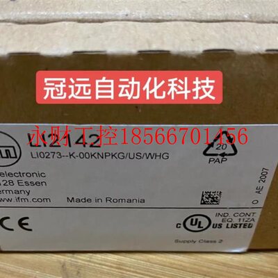 议价IFM易福门LI2142液位传感器德国进口￥