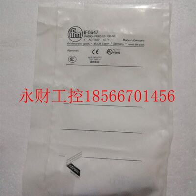 议价全新原装易福门 IFM IF5647 实物拍照 *￥