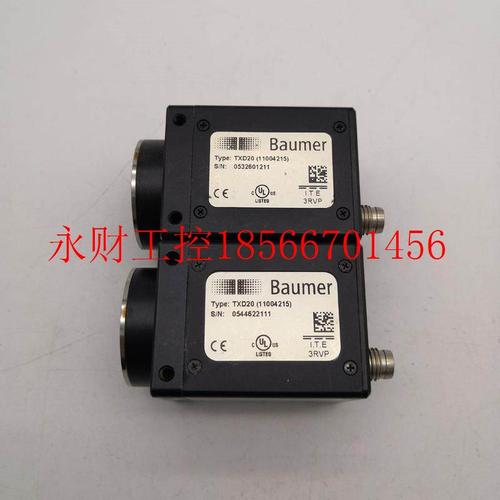 议价小胖Baumer堡盟TXD20工业黑白相机 实物拍摄成色新￥