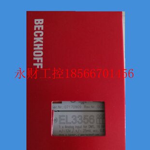 议价beckhoff倍福模块 EL3356 ES3403 EL4034 EL4038 EL4102¥
