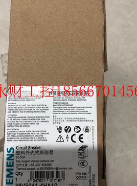 议价西门子断路器3RV5041-4HA10全新原装 36-50A￥