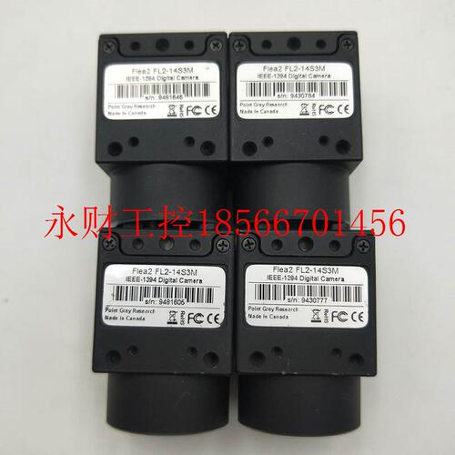 议价PointGrey灰点Flea2 FL2-14S3M工业相机140万像素95新特价￥
