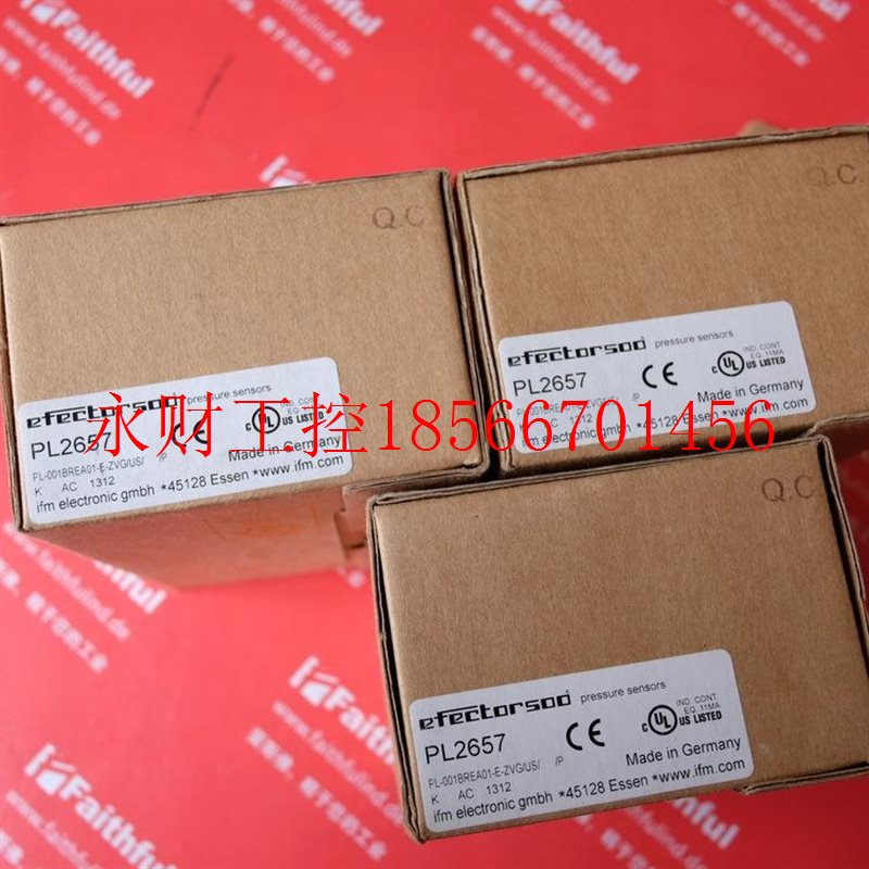 议价IFM PL2657 易福门压力传感器 PL-001BREA01-E-ZVG/US/ /P￥