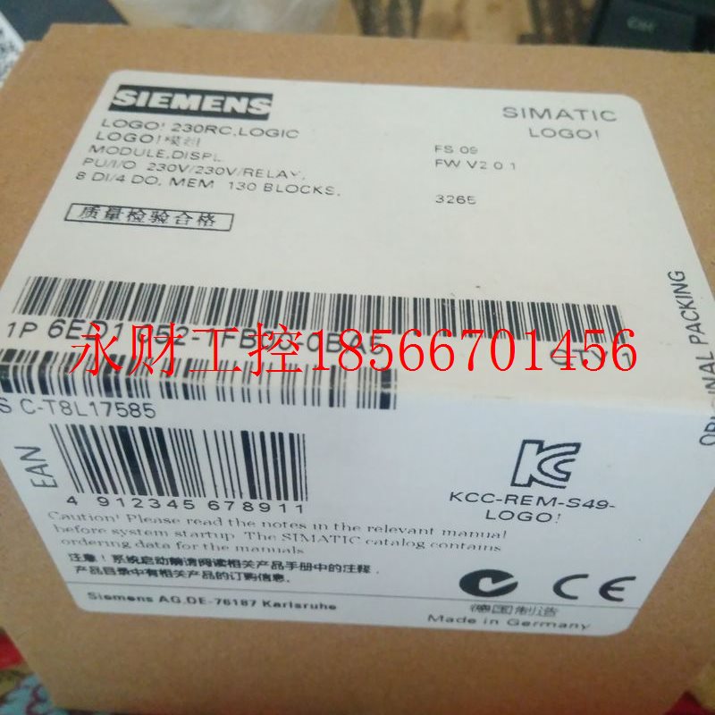 议价西门子 LOGO模块 6ED1052-1FB00-0BA6/0BA5 6ED1055-1FB00-￥
