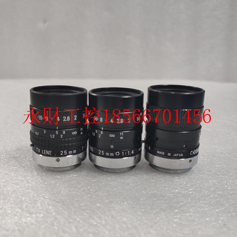 议价COSMICAR/PENTAX宾得TV LENS 25mm 1:1.4工业C口镜头 实物￥
