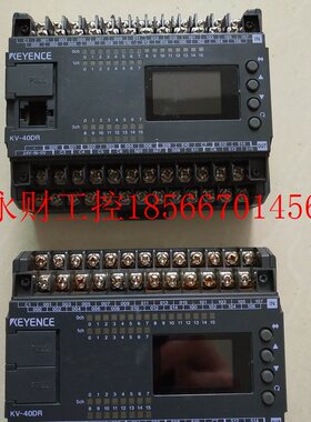 议价KV-40DR基恩士24入16出继电器型可视PLC9成新质保半年￥