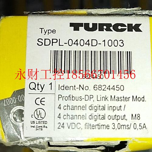 议价 图尔克 TURCK 数字输入总线模块 SDPL-0404D-1003￥
