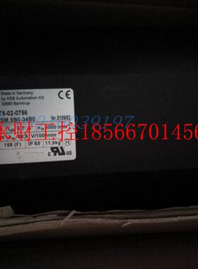 议价豪迈 180推板器4075020756伺服电机 KEB 科比 D2.SM.5B0-34￥