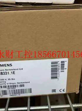 议价SIEMENS西门子GBB161.1E GBB131.1E GBB331.1E执行器25NM风￥