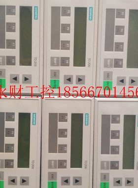 议价原装正品文本显示器TD200 6ES7 6ES7272-0AA30-0YA1 95新 ￥