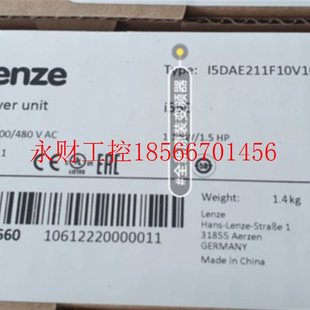 议价Lenze变频器I550系列功率单元 I5DAE211F10V10000S全￥ 1.1kW