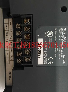 议价原装基恩士KEYECE KVD30 七八成新￥