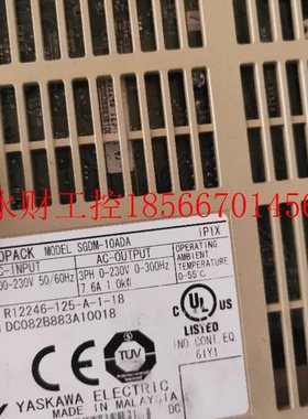 议价安川MZH动器SDGDM-10ADA GM-08SADA-R 20ADA S驱GDM-15ADA￥