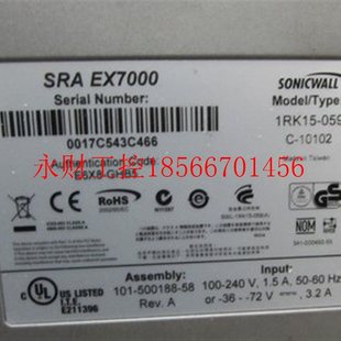 059 议价SONICWALL 1RK15 EX7000 实物图片￥ NSA