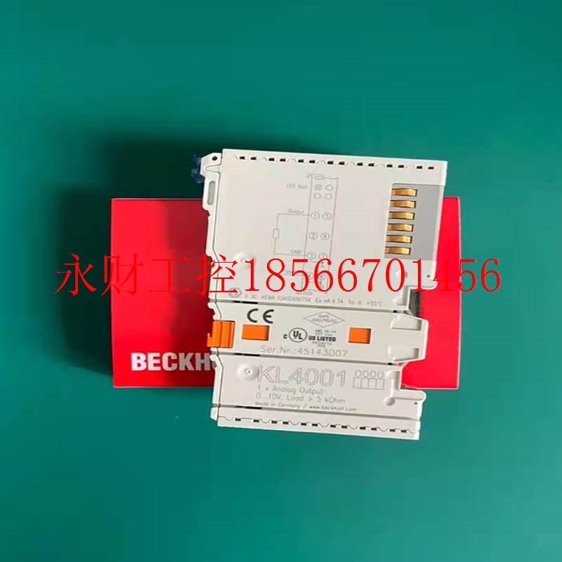 议价BECKHOFF KL1408 KL4001 EK9300 EK9500 EtherCAT耦合器￥