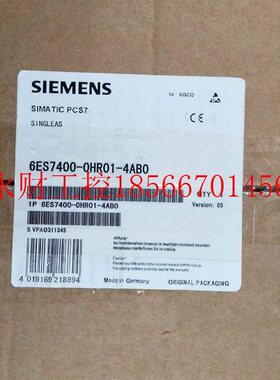 议价S7400-0HR00-4AB0 SIMATIC S7-400H 1P 6ES7 400-OHROO-4AB￥