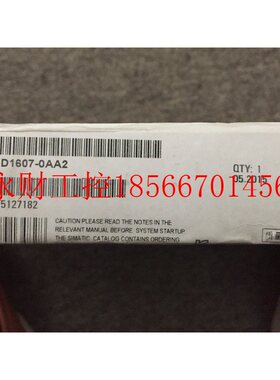 议价6DD16100AH5西门子全新内存子模块MS55电池6DD1610-0AH5/OA￥