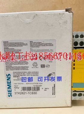 议价德国进口SIEMENS安全继电器3TK2821-1CB30/3TK2821-2CB30￥