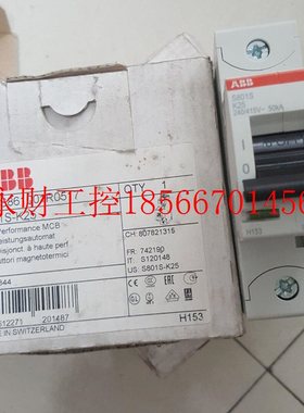 议价特价现货0原装ABB LPR高分断路器-S81SK25 K16 K10 1 52 3 ￥