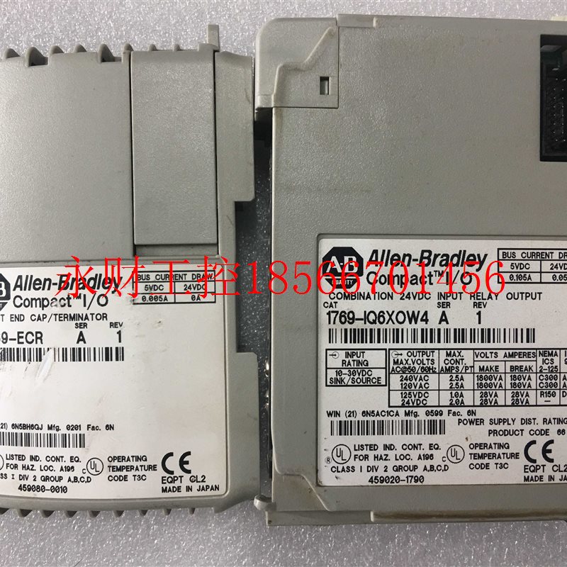 议价AB罗克韦尔1769-1Q6X0W4 1769-ECR 实物图拍摄￥